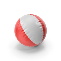Beach Ball Red PNG & PSD Images