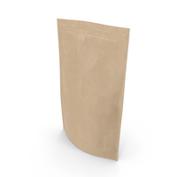 Zipper Kraft Paper Bag 500g PNG & PSD Images