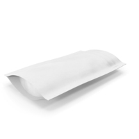 Zipper White Paper Bag 50g Open PNG & PSD Images