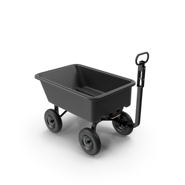 Garden Cart Black PNG & PSD Images