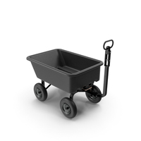 Garden Cart Black PNG & PSD Images