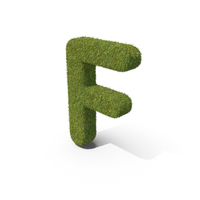 Grass Capital Letter F PNG & PSD Images