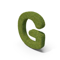 Grass Capital letter G PNG & PSD Images