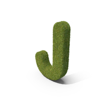 Grass Capital letter J PNG & PSD Images