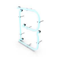 Neon Letter B PNG & PSD Images