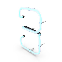 Neon Number 3 PNG & PSD Images