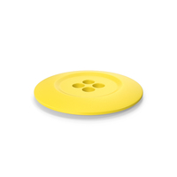 Cloth Button Yellow PNG & PSD Images