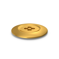 Cloth Button Gold PNG & PSD Images