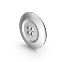 Ring Cloth Button Silver PNG & PSD Images