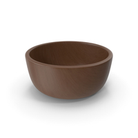 Wooden Bowl Dark PNG & PSD Images