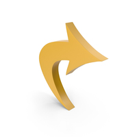 Arrow Yellow PNG & PSD Images