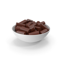 Ceramic Bowl With Chocolate PNG & PSD Images