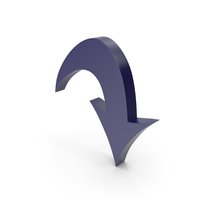 Arrow Dark Blue PNG & PSD Images