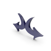 Arrows Dark Blue PNG & PSD Images
