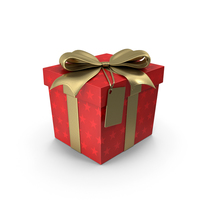 Gift Box Cube Label PNG & PSD Images