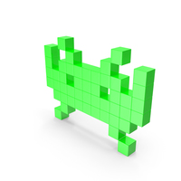 Space Invader Four PNG & PSD Images
