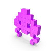 Space Invader Five PNG & PSD Images