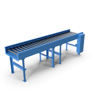 Motorised Roller Conveyor Belt PNG & PSD Images