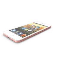 iPod Touch 5红色PNG和PSD图像