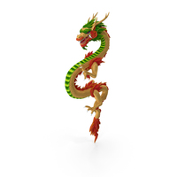 Multicolored Chinese Dragon PNG & PSD Images