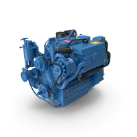 Nanni Diesel 4 Cylinder Marine Engine PNG & PSD Images