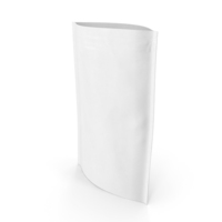 Zipper White Paper Bag 300 g Open PNG & PSD Images