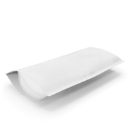 Zipper White Paper Bag 300g Open PNG & PSD Images