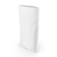 Zipper White Paper Bag 400 g Open PNG & PSD Images