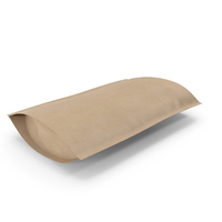 Zipper Kraft Paper Bag 500 g Open PNG & PSD Images