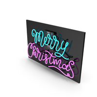 Neon Sign Merry Christmas PNG & PSD Images