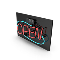 Neon Sign Open PNG & PSD Images