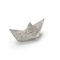 Newspaper Paper Boat PNG & PSD Images