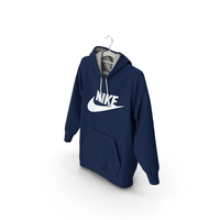 Nike Blue Hoodie PNG & PSD Images