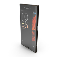 Sony Xperia XZ Black PNG & PSD Images