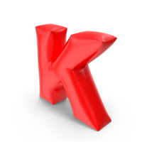 Balloon Letter K PNG & PSD Images