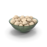 Glass Bowl With Milky Chocolate PNG & PSD Images