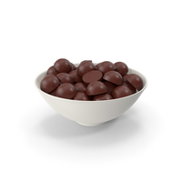 Ceramic Bowl With Chocolate PNG & PSD Images