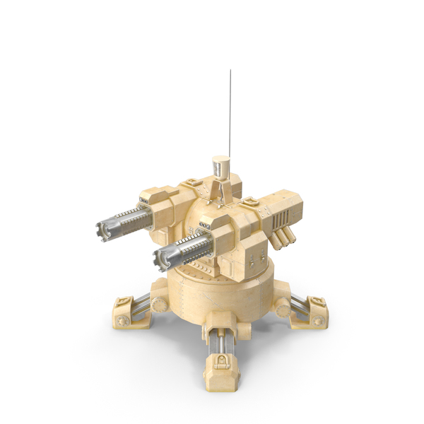 Automatic Laser Turret PNG & PSD Images