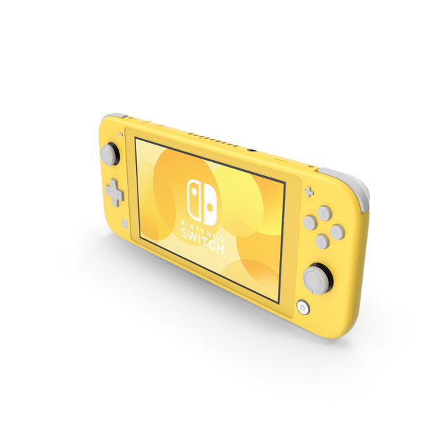 Nintendo Switch Lite Yellow PNG & PSD Images