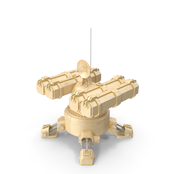 Automatic Missile Turret PNG & PSD Images