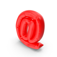 Balloon Letter @ (At) PNG & PSD Images