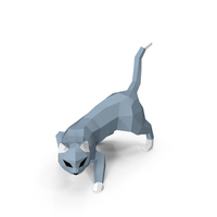 Paper Hunting Cat PNG & PSD Images