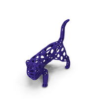 3D Printed Hunting Cat PNG & PSD Images