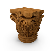 Wooden Capital PNG & PSD Images
