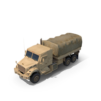 Military Truck Navistar 7000 MV 6X6 PNG & PSD Images