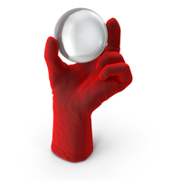 Glove Holding Crystal Ball PNG & PSD Images