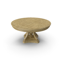 Round Table Light Wood PNG & PSD Images