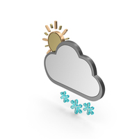 Weather Icon Few Snowy PNG & PSD Images