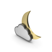 Weather Icon Partly Cloudy Night PNG & PSD Images