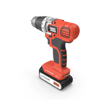 Cordless Drill Black & Decker 20V PNG & PSD Images